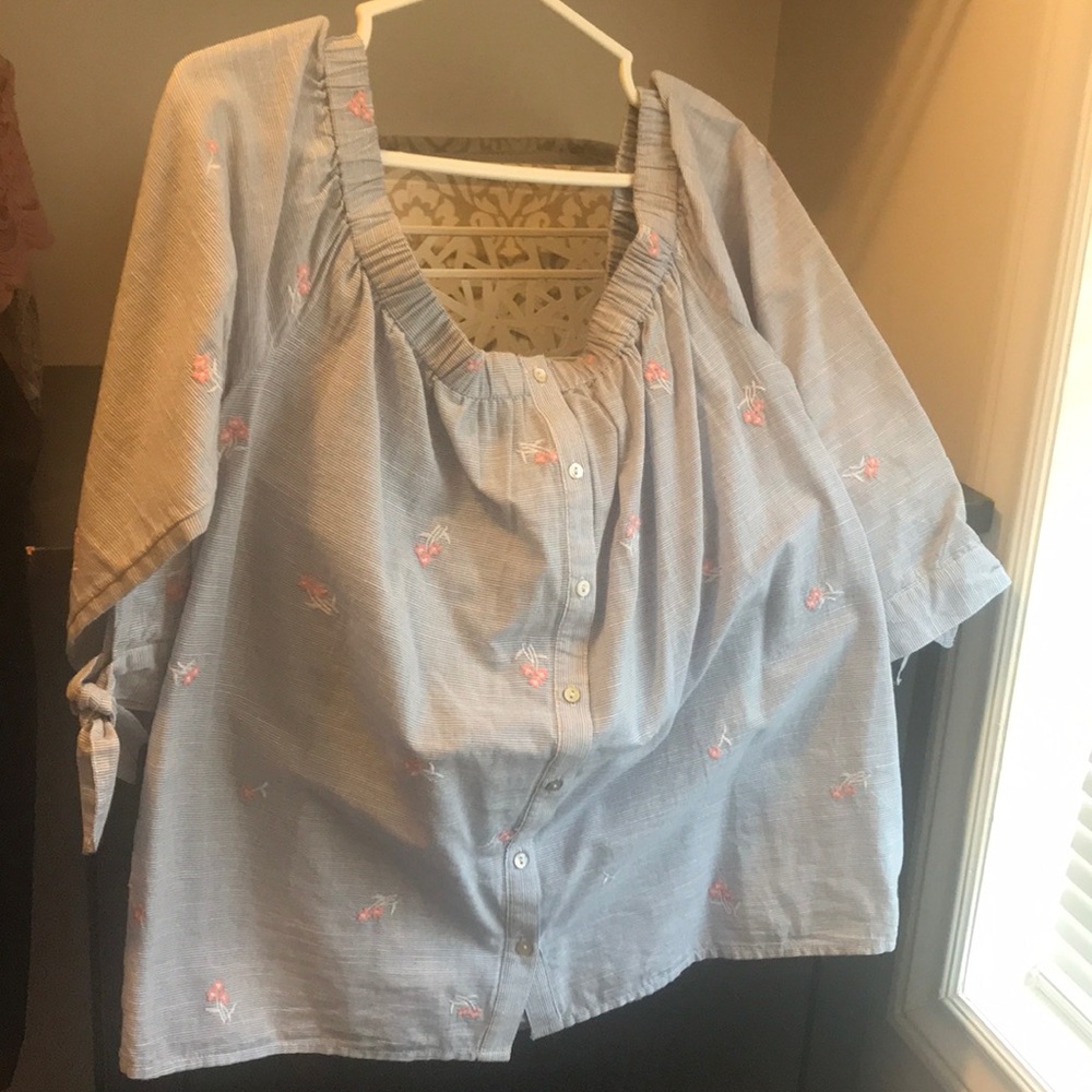 Off the shoulder spring top